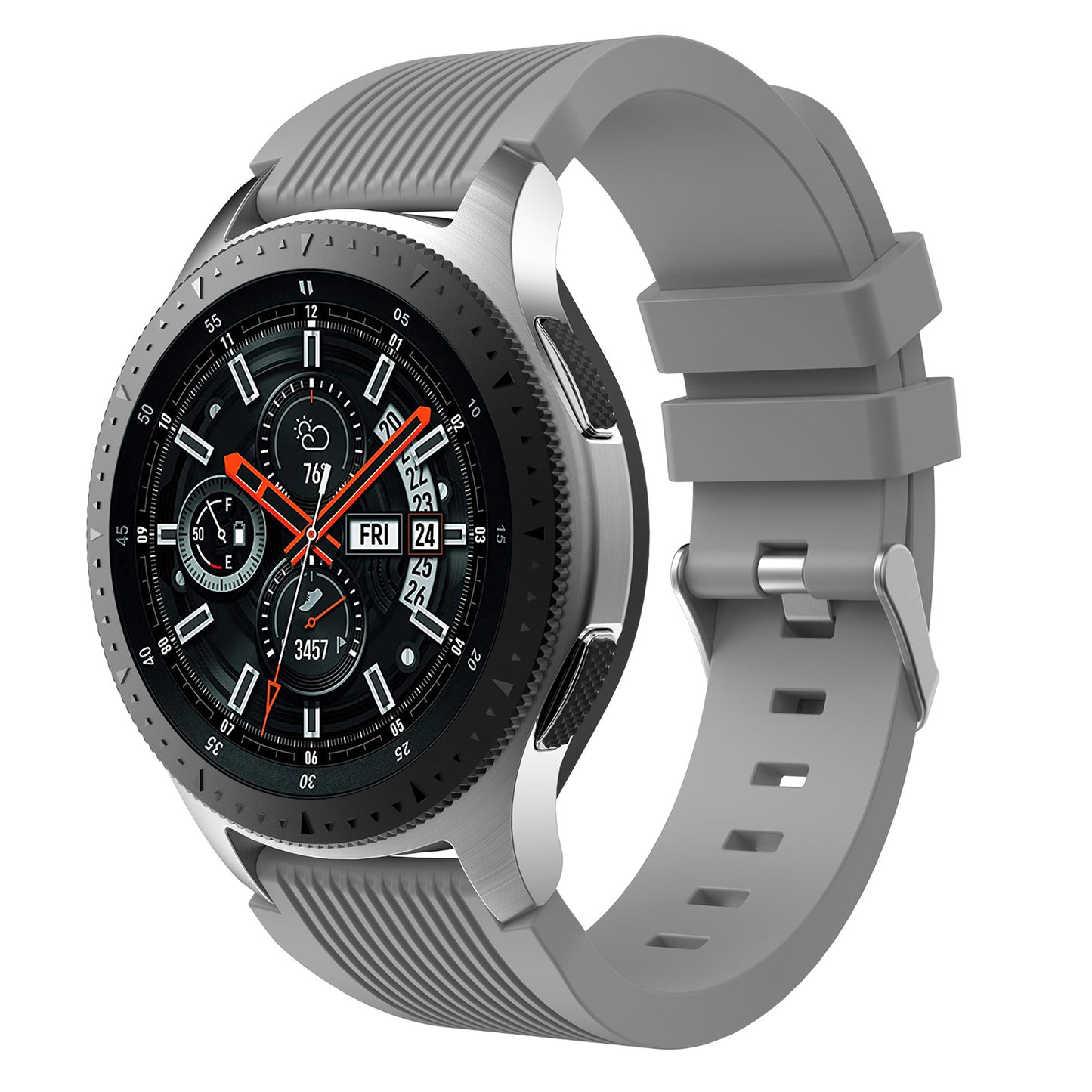 Rubber Strap for Samsung Galaxy Watch 46mm, Gear S3 & Others