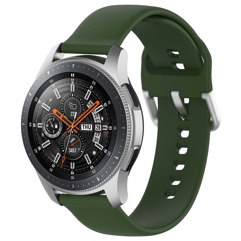 Buckle-and-Tuck Rubber Strap for Samsung Galaxy Watch 3 / Active / Gear