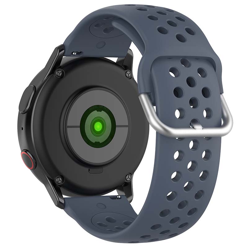 Buckle-and-Tuck Perforated Rubber Strap for Samsung Galaxy Watch 3 / Active / Gear