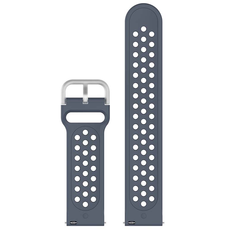 Buckle-and-Tuck Perforated Rubber Strap for Samsung Galaxy Watch 3 / Active / Gear