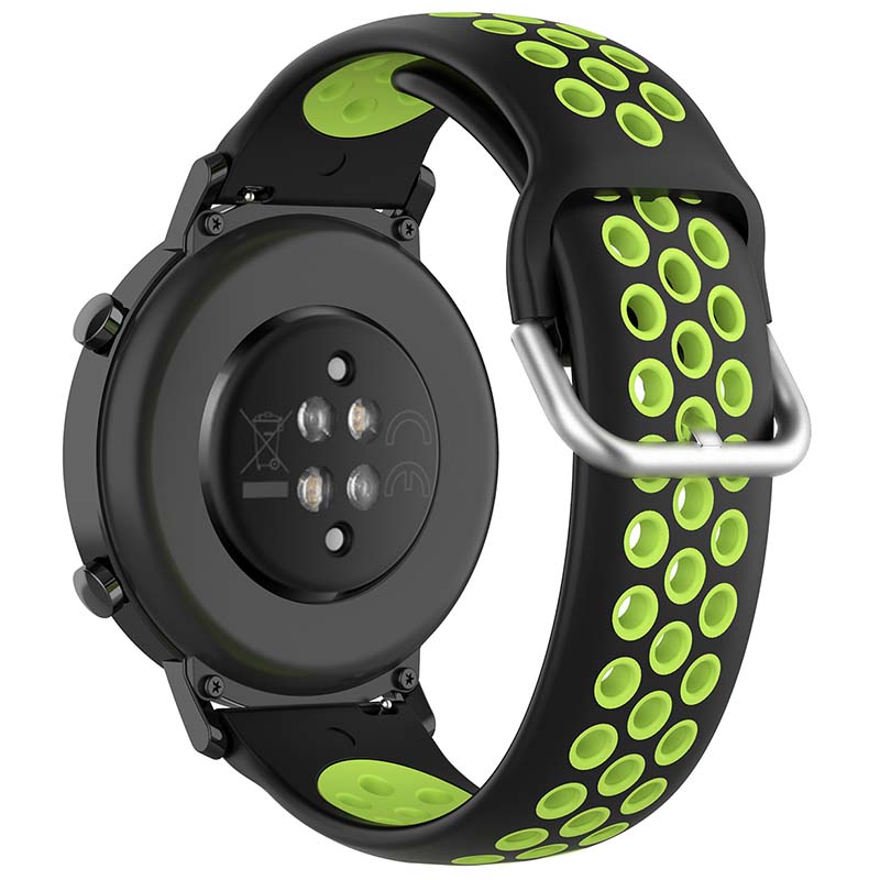 Buckle-and-Tuck Perforated Rubber Band for Samsung Galaxy Watch 3 / Active / Gear