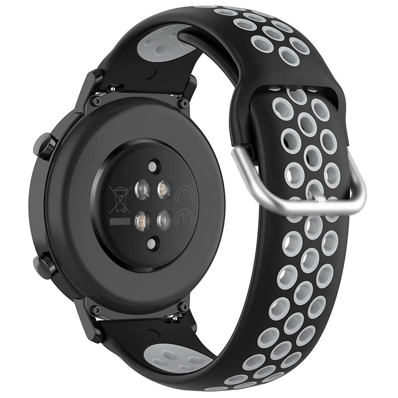 Buckle-and-Tuck Perforated Rubber Band for Samsung Galaxy Watch 3 / Active / Gear