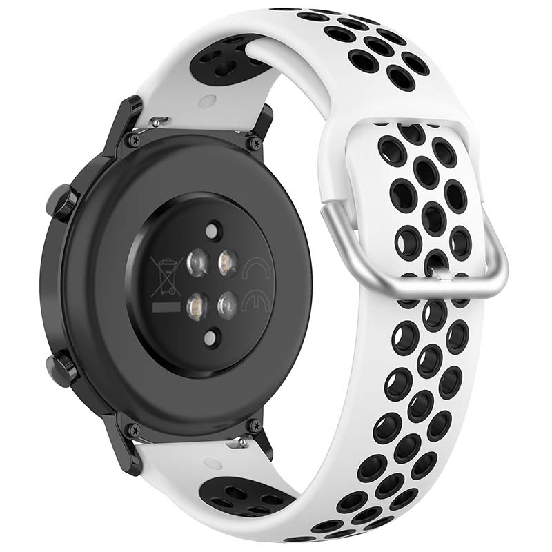 Buckle-and-Tuck Perforated Rubber Band for Samsung Galaxy Watch 3 / Active / Gear