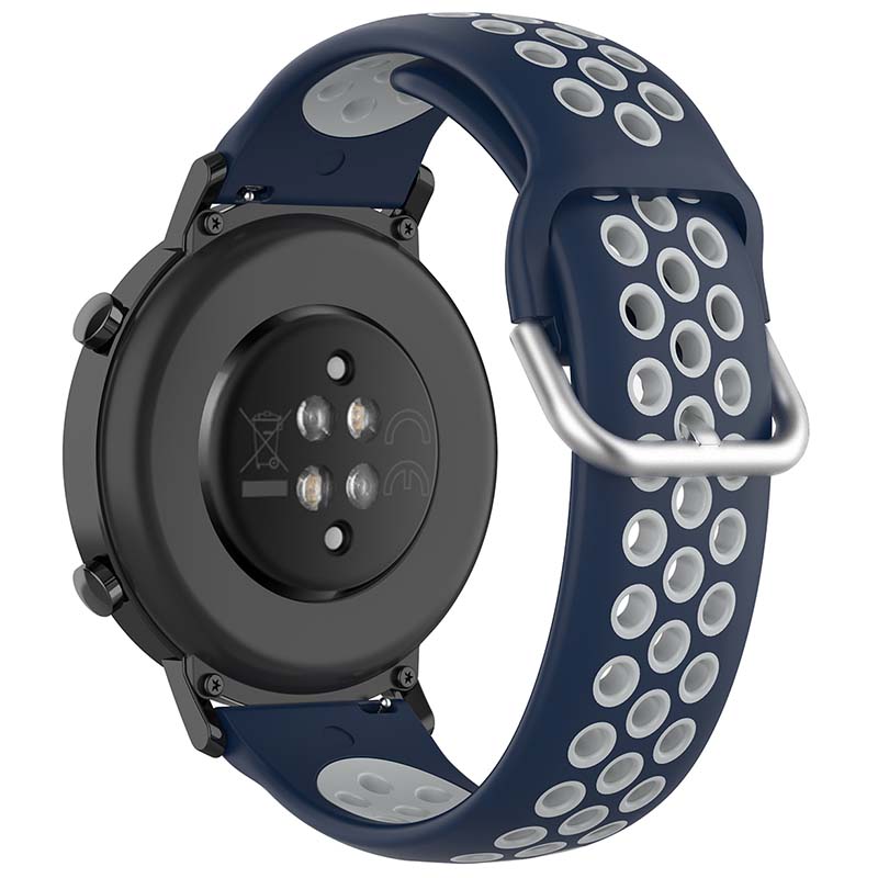 Buckle-and-Tuck Perforated Rubber Band for Samsung Galaxy Watch 3 / Active / Gear