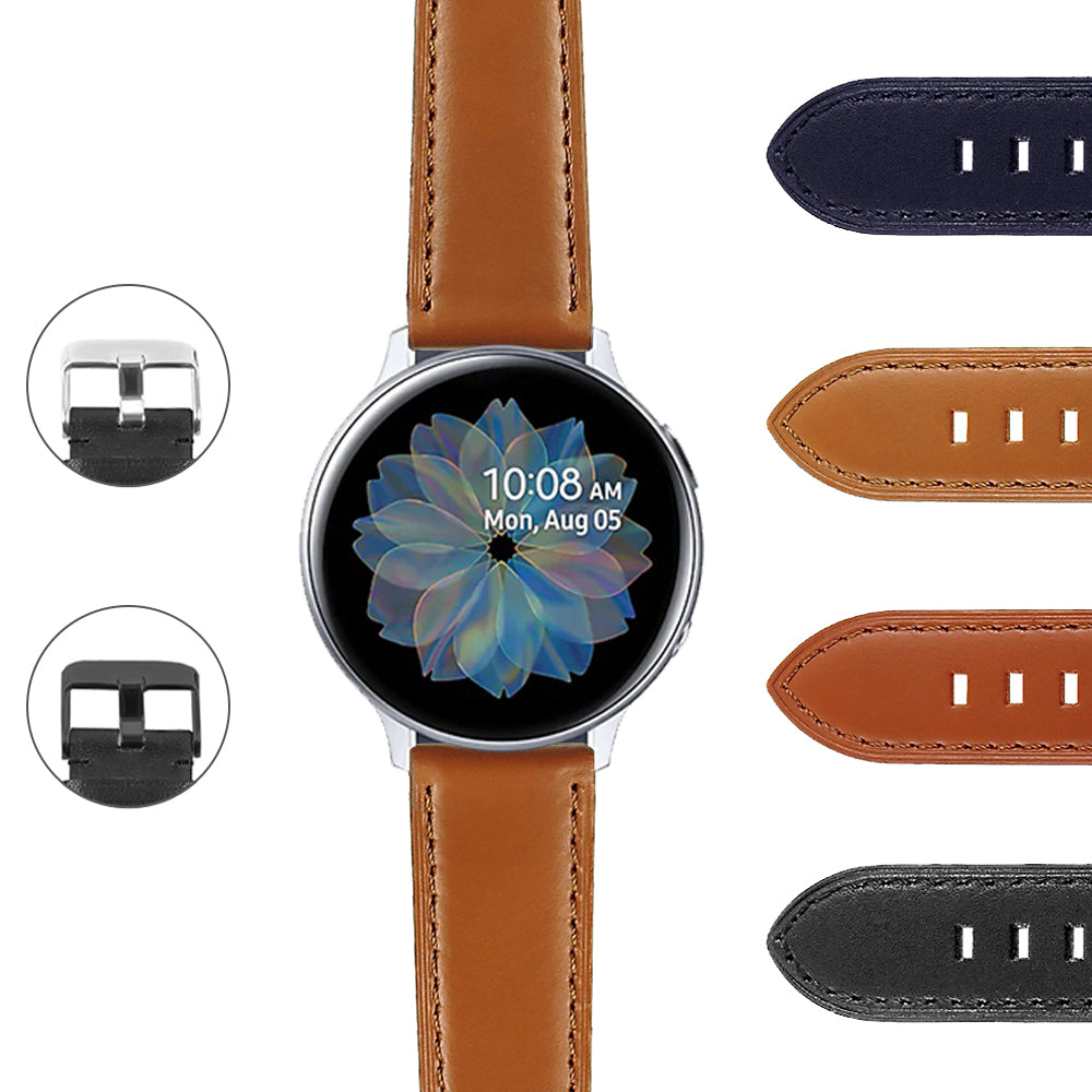 DASSARI Italian Leather Strap for Samsung Galaxy Watch 3