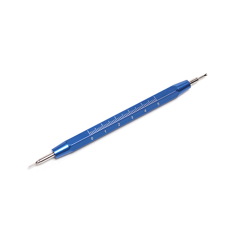 Spring Bar Tool with Integrated Ruler
