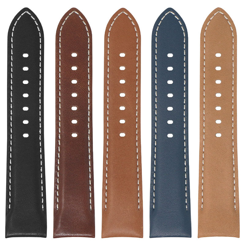 DASSARI Fitted Classic Leather Band for Seiko Turtle