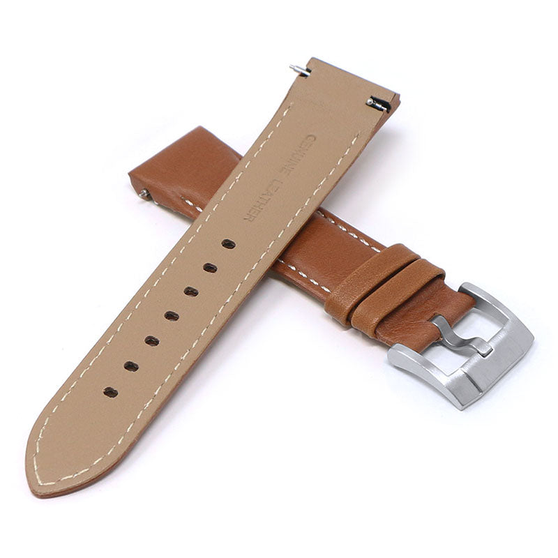 DASSARI Fitted Classic Leather Band for Seiko Turtle
