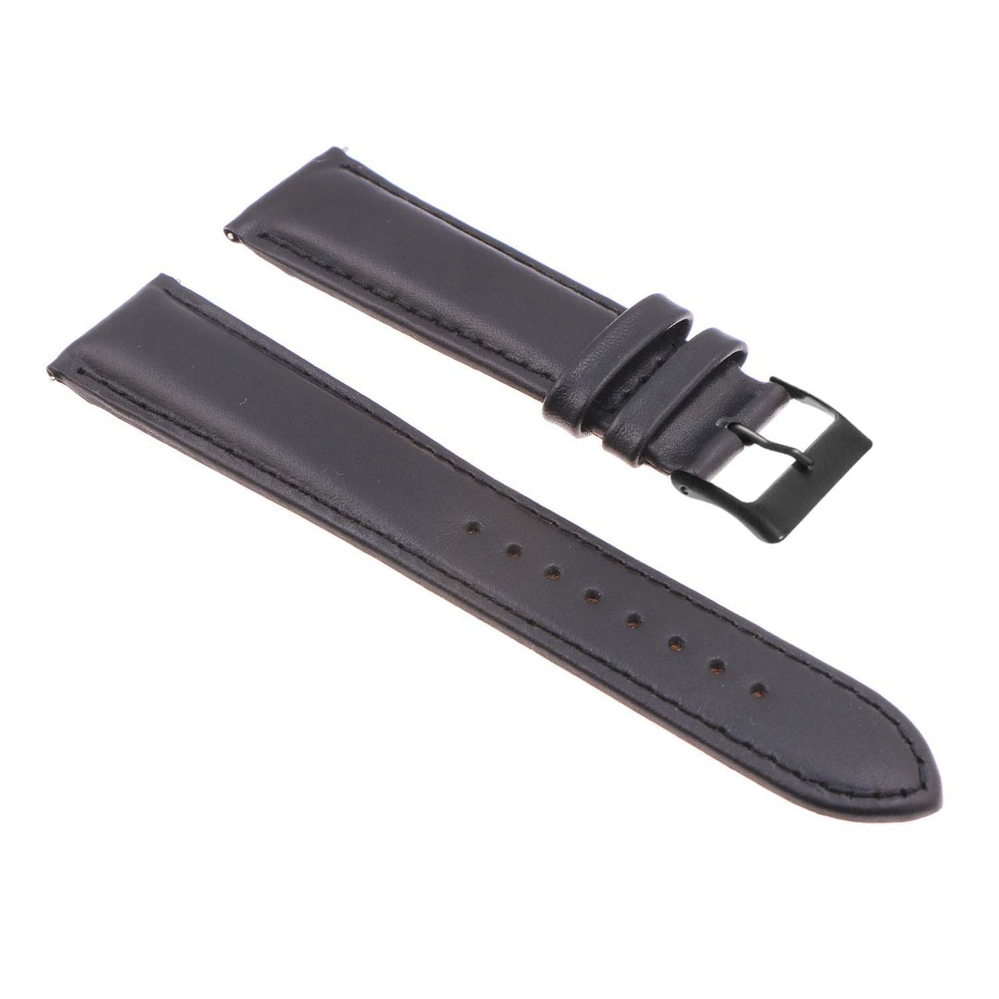 18mm Leather Smart Watch Strap (Short, Standard, Long)