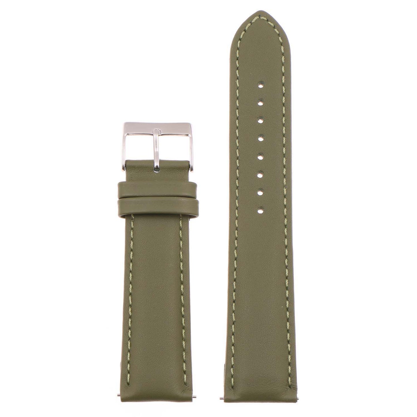 18mm Leather Smart Watch Strap (Short, Standard, Long)