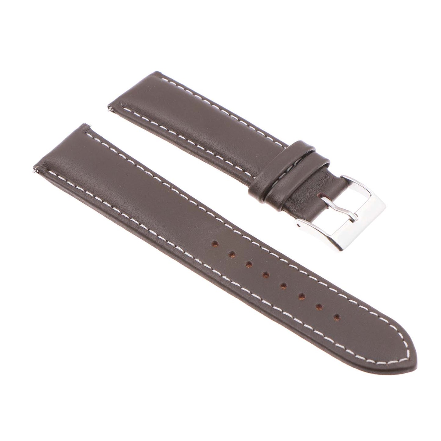 18mm Leather Smart Watch Strap (Short, Standard, Long)