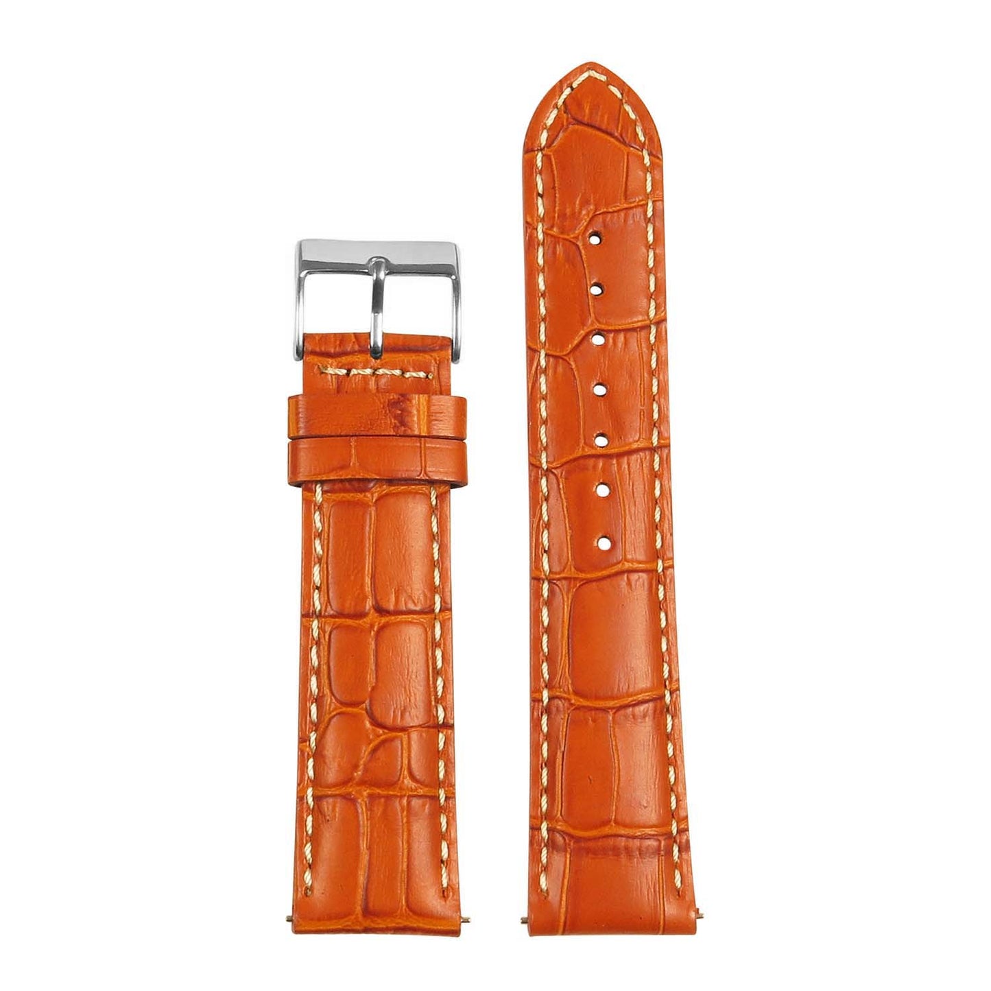 Men’s Crocodile Embossed Strap – Quick Release (20mm, 21mm, 22mm)