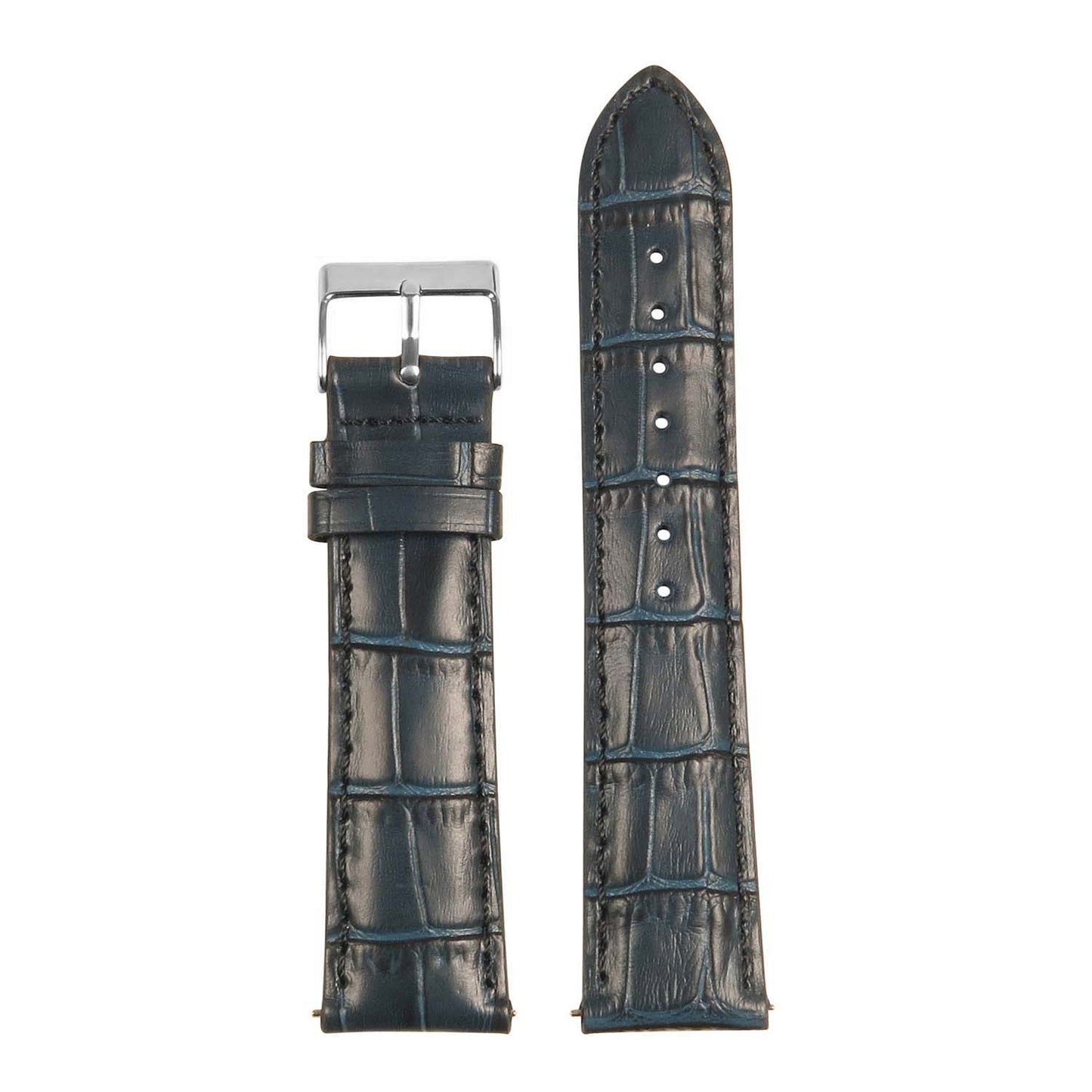 Men’s Crocodile Embossed Strap – Quick Release (20mm, 21mm, 22mm)