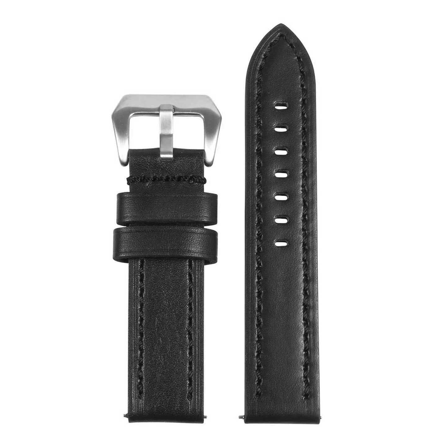 Thick Leather Strap for Garmin Fenix 5 / 6 / Forerunner 945 / Approach S62 / Instinct