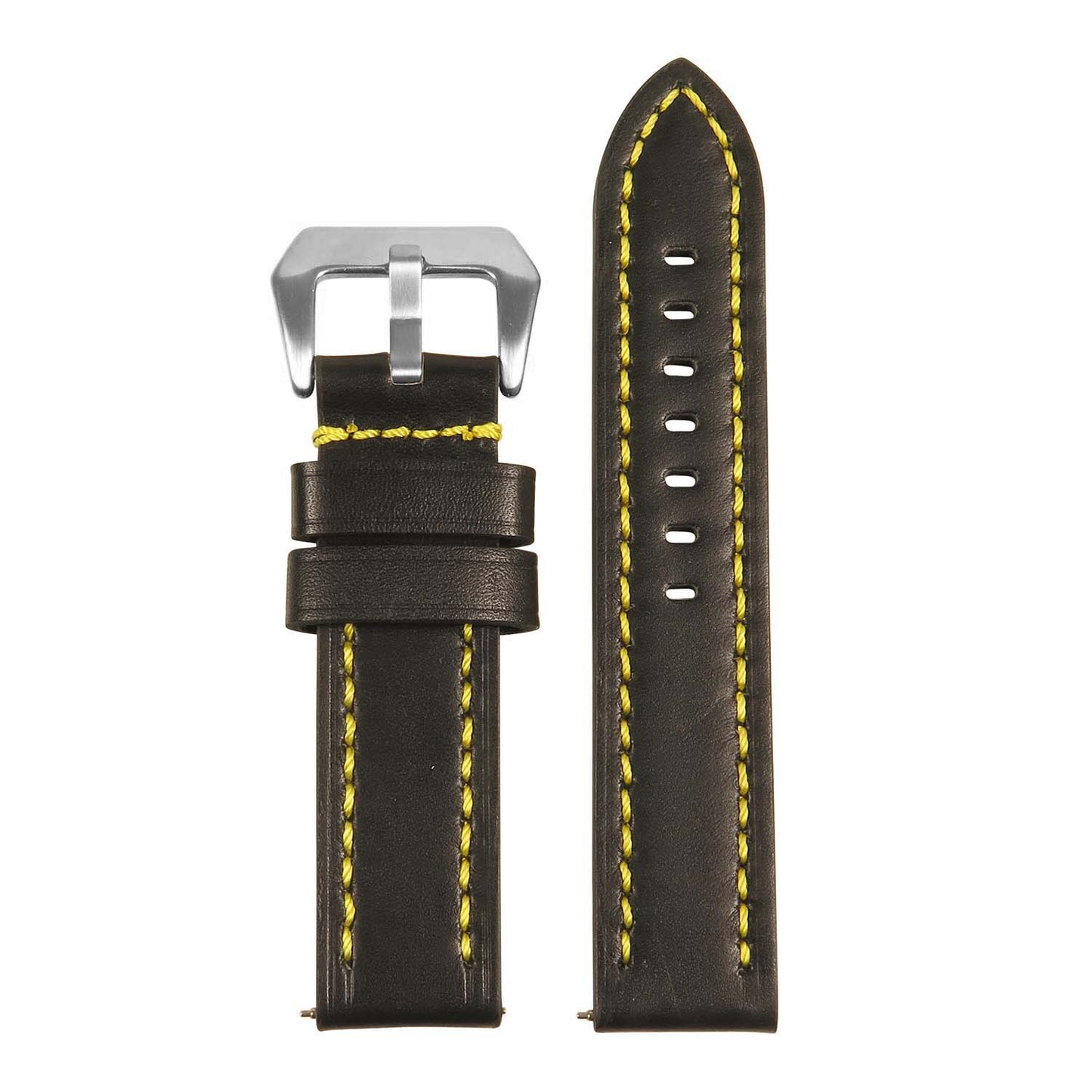 Thick Leather Strap for Garmin Fenix 5 / 6 / Forerunner 945 / Approach S62 / Instinct