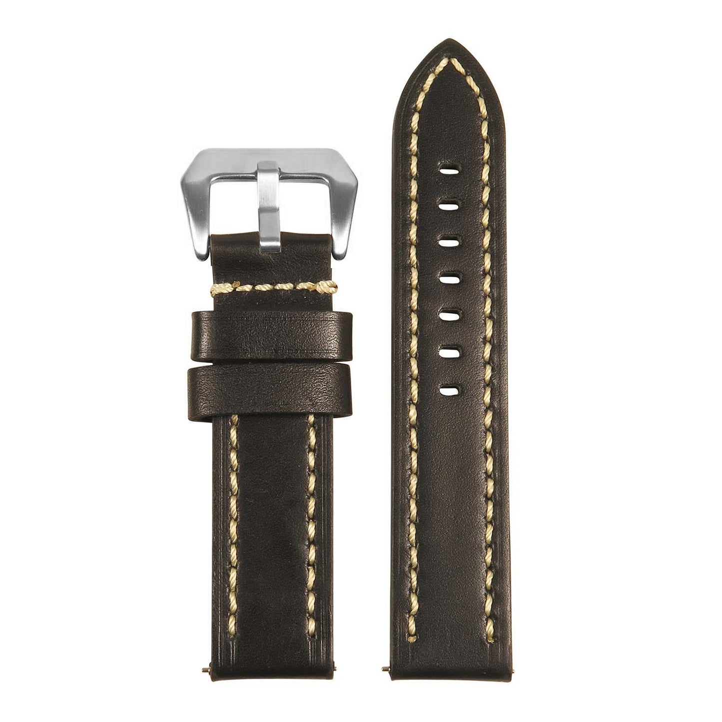Thick Leather Strap for Garmin Fenix 5 / 6 / Forerunner 945 / Approach S62 / Instinct