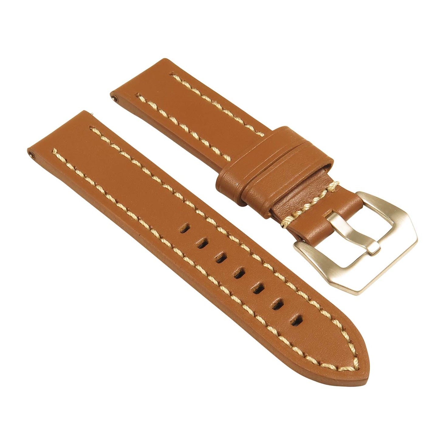 Thick Leather Strap w/ Stitching - Quick Release