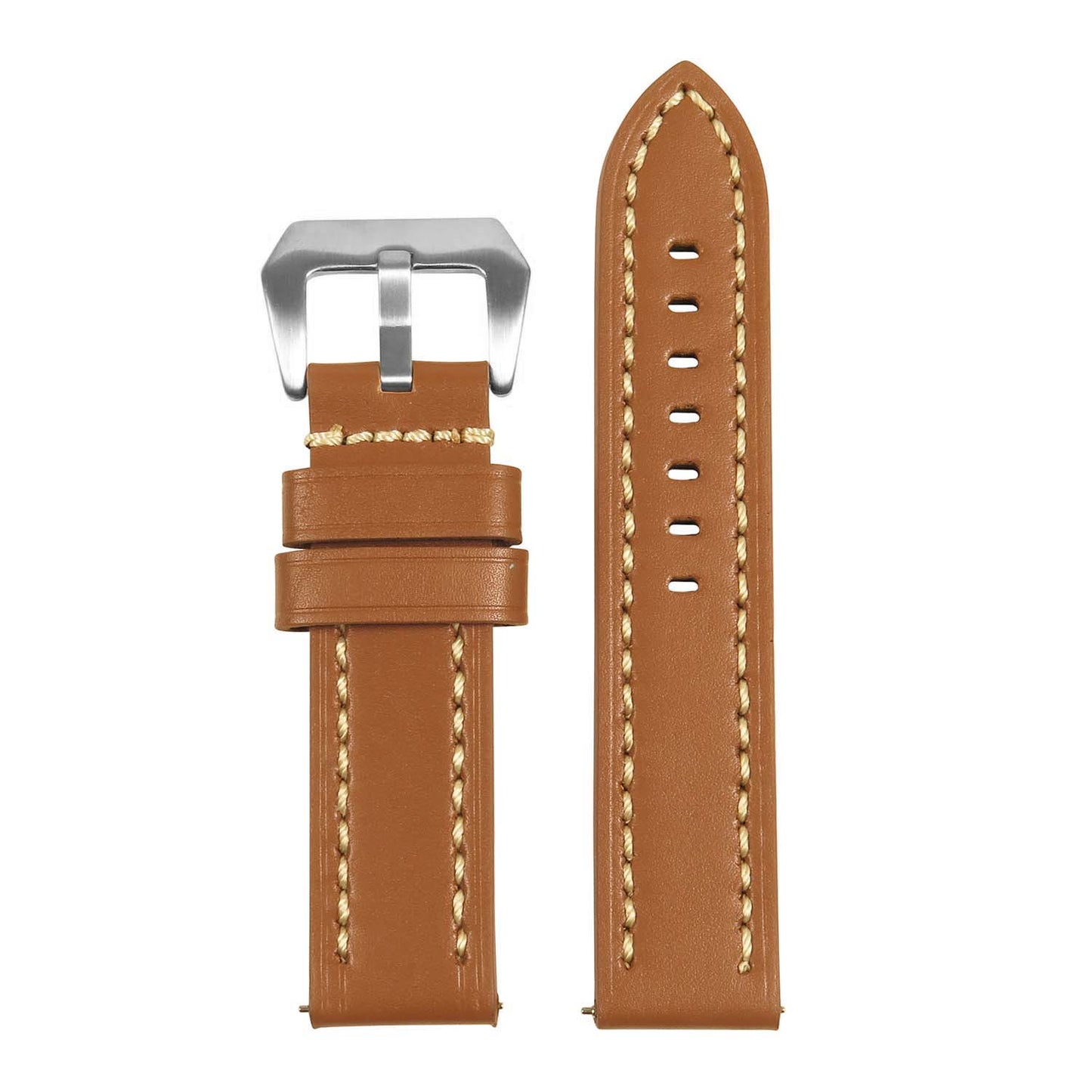Thick Leather Strap for Garmin Fenix 5 / 6 / Forerunner 945 / Approach S62 / Instinct