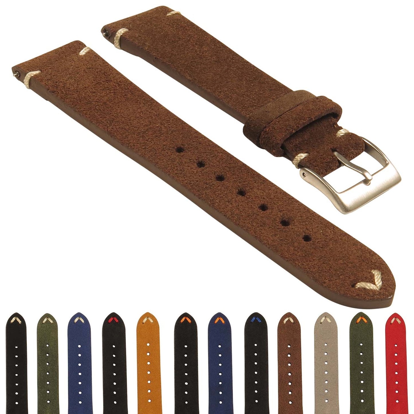 Suede Quick Release Strap - Regular Length