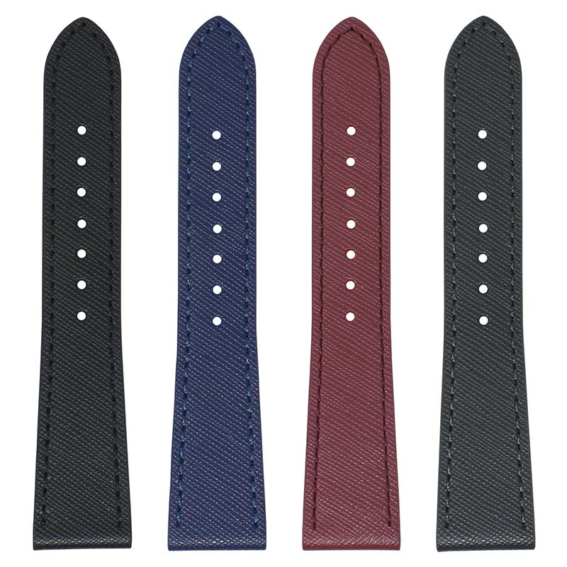 DASSARI Premium Saffiano Leather Strap (Short, Standard, Long) for Suunto 7