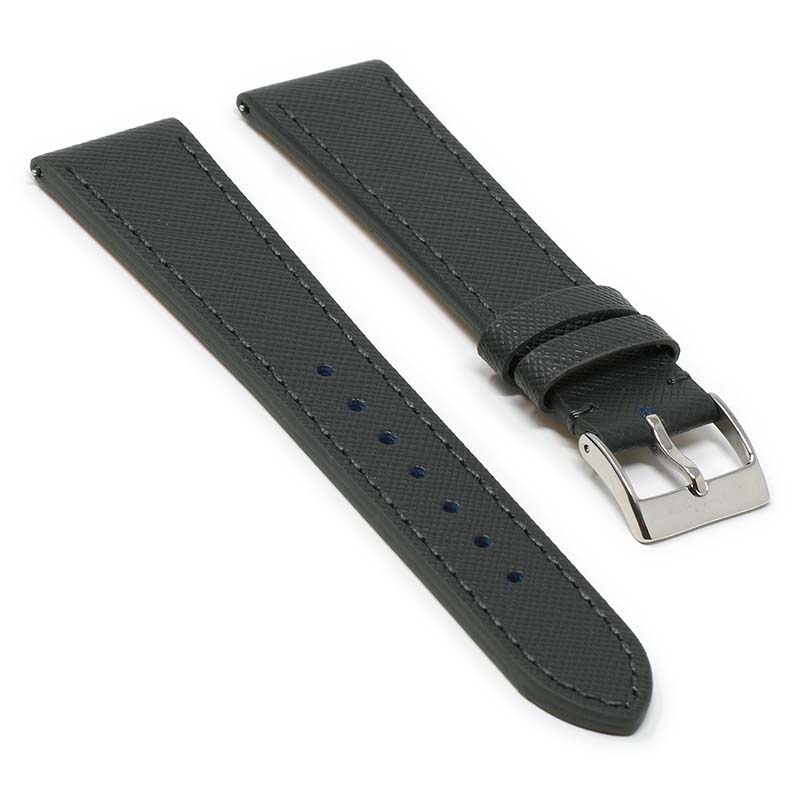DASSARI Pilot Leather Watch Band w/ Rose Gold Rivets for Apple Watch