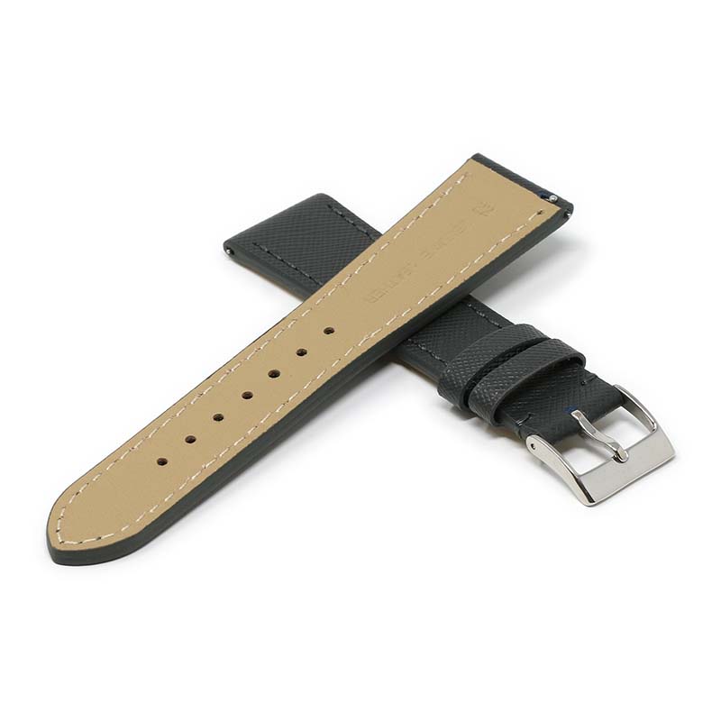 DASSARI Pilot Leather Watch Band w/ Rose Gold Rivets for Apple Watch