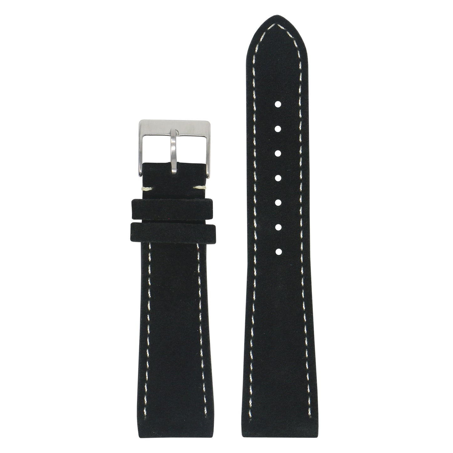 24mm Suede Smart Watch Strap (Short, Standard, Long)