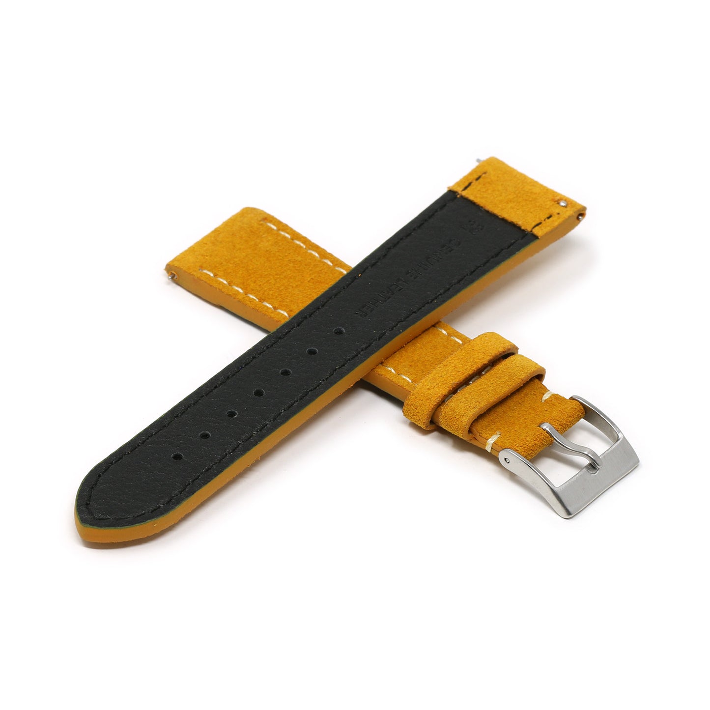 24mm Suede Smart Watch Strap (Short, Standard, Long)