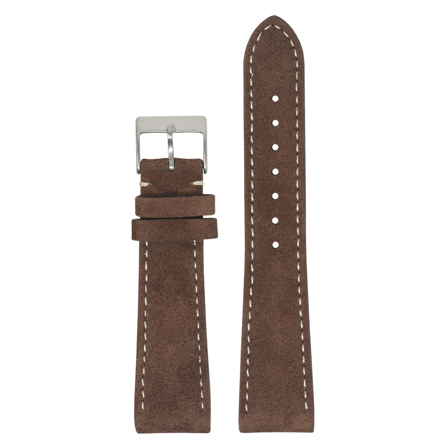 24mm Suede Smart Watch Strap (Short, Standard, Long)