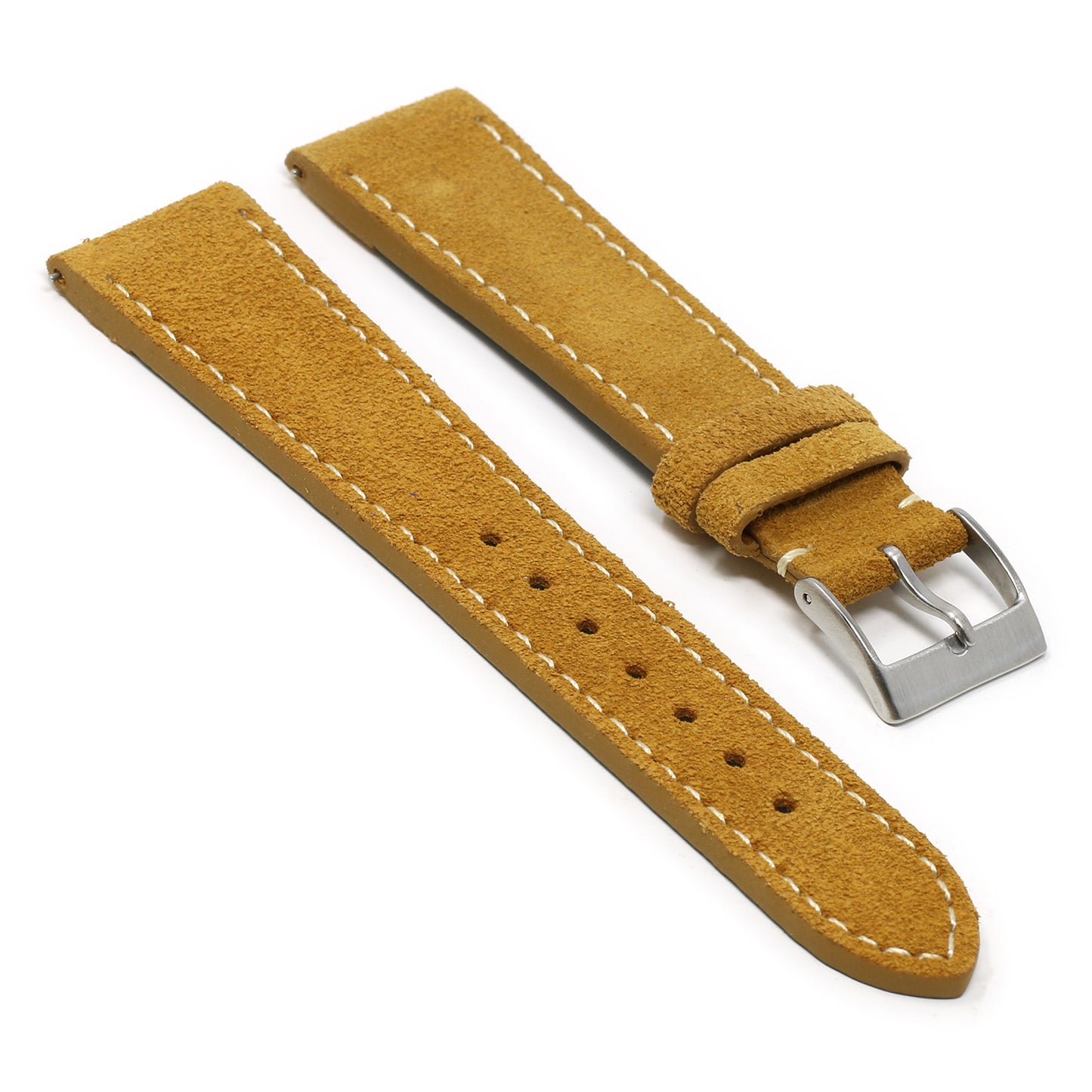 24mm Suede Smart Watch Strap (Short, Standard, Long)
