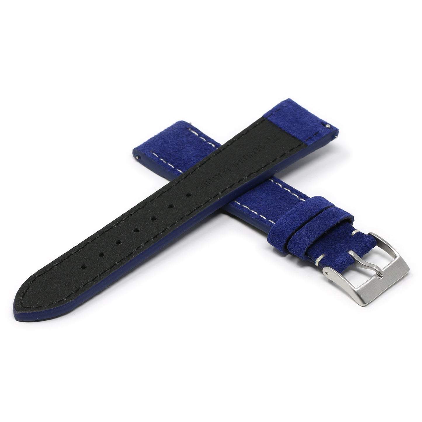 24mm Suede Smart Watch Strap (Short, Standard, Long)