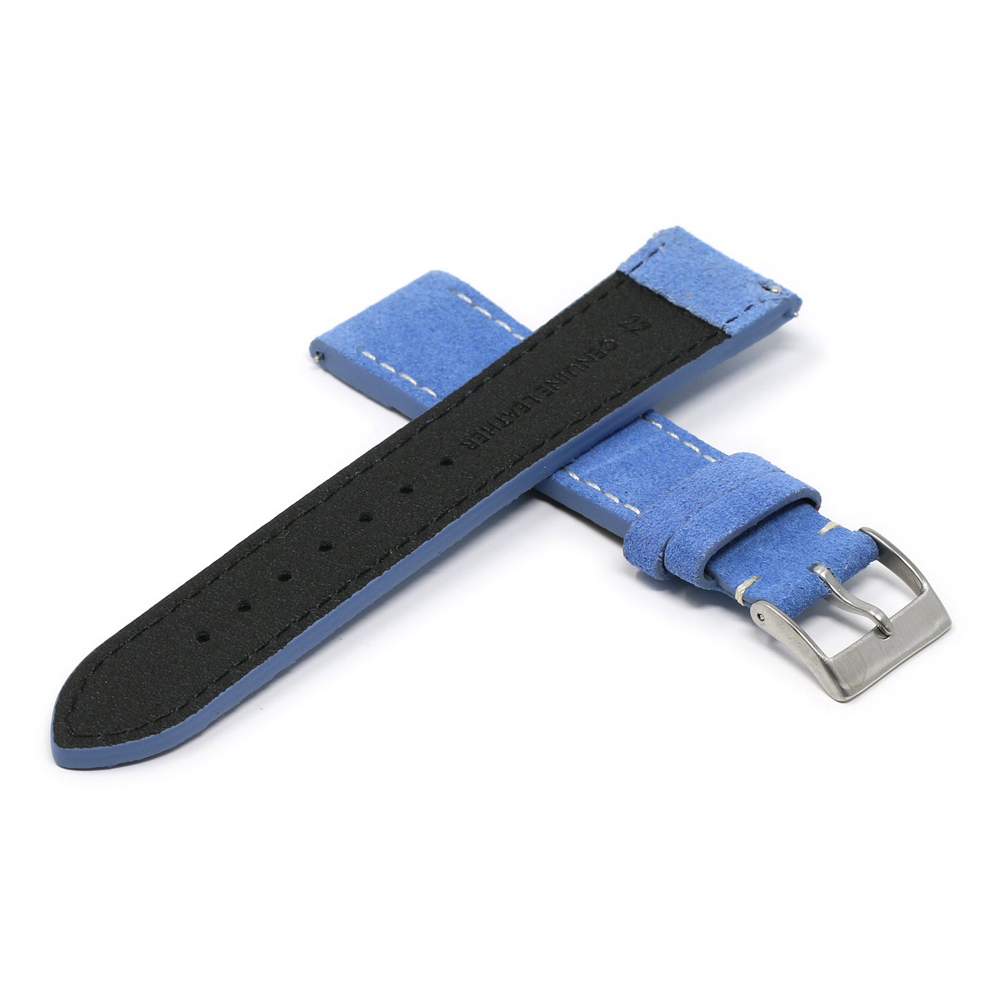 24mm Suede Smart Watch Strap (Short, Standard, Long)