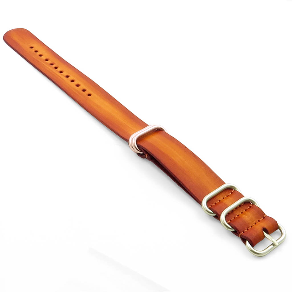 Faded Vintage Leather NATO Strap