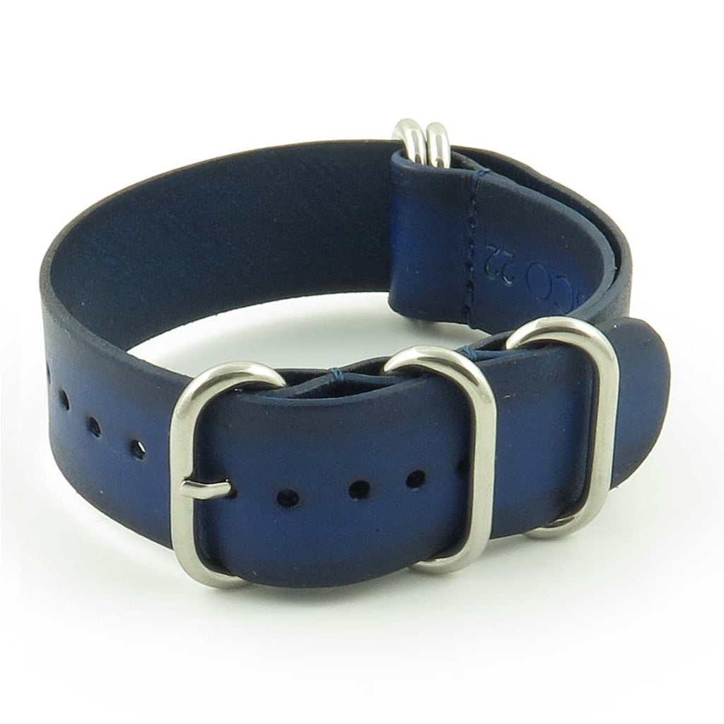 Faded Vintage Leather NATO Strap