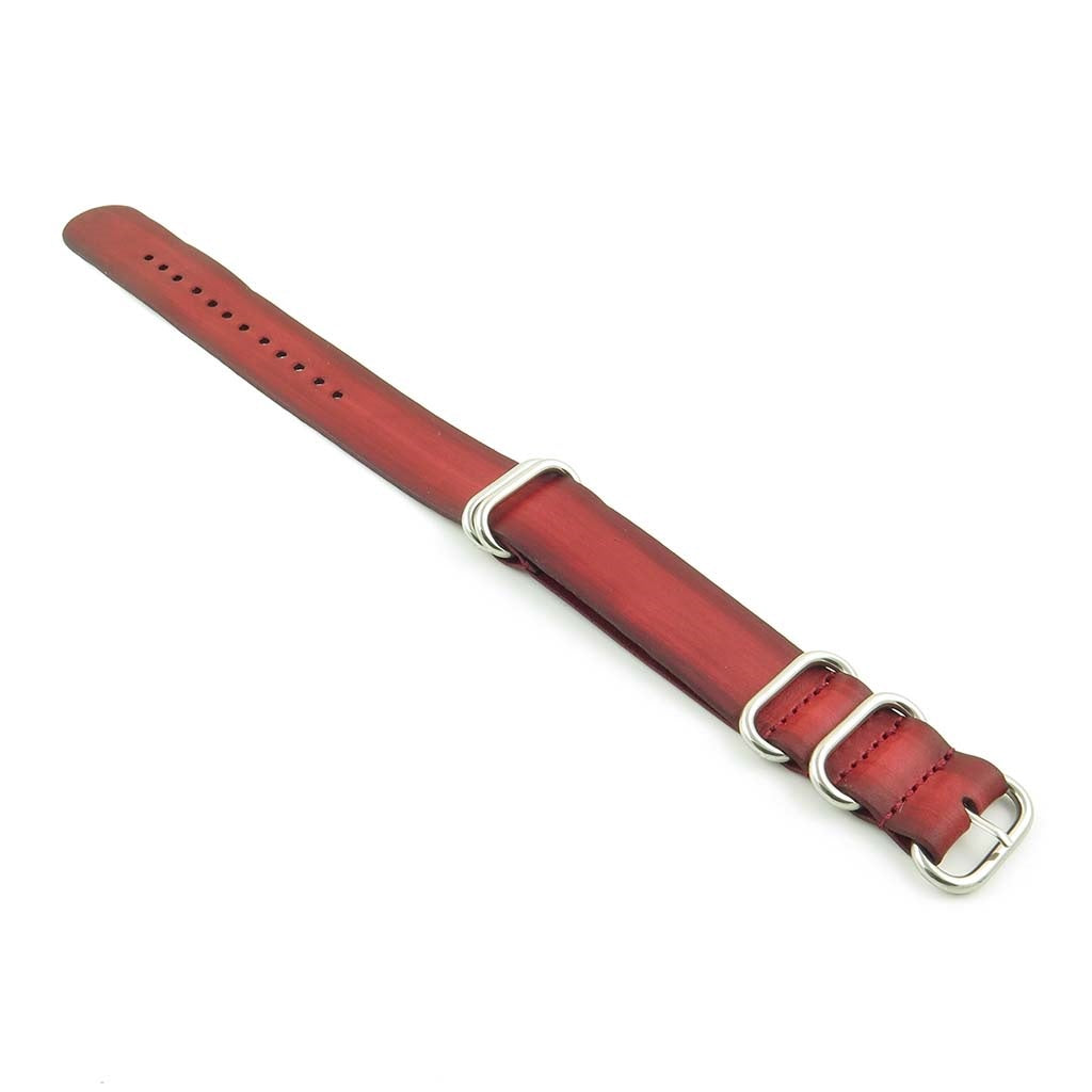 Faded Vintage Leather NATO Strap