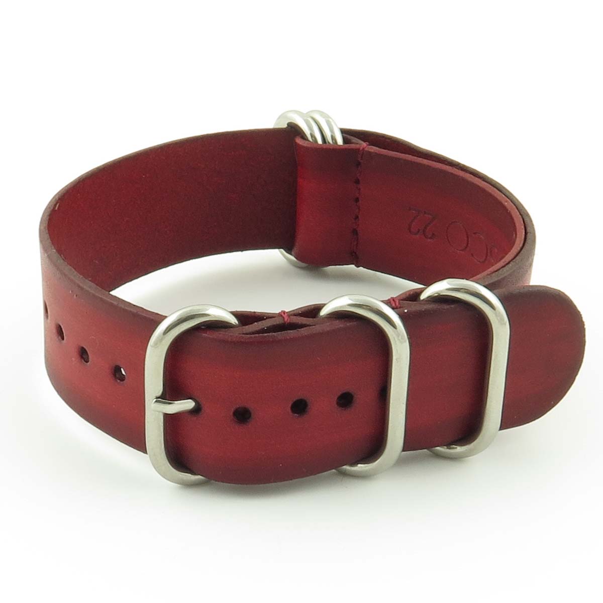 Faded Vintage Leather NATO Strap