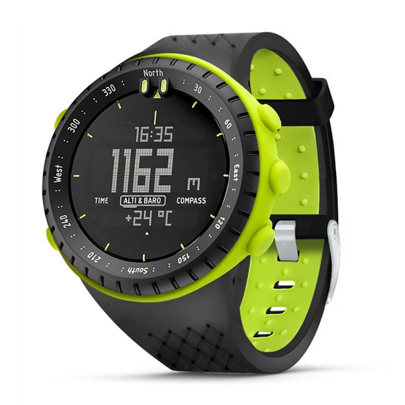 Rubber Strap with Black Deployant Clasp for Garmin Vivoactive 4S & Vivomove 3S