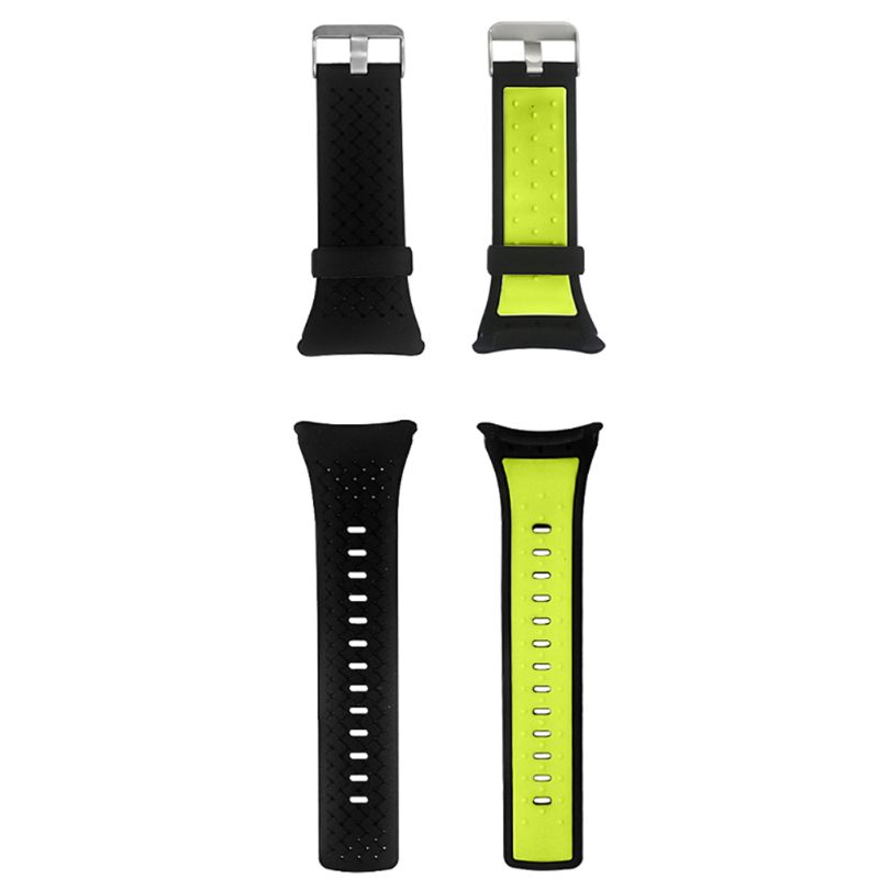 Rubber Strap with Black Deployant Clasp for Garmin Vivoactive 4S & Vivomove 3S