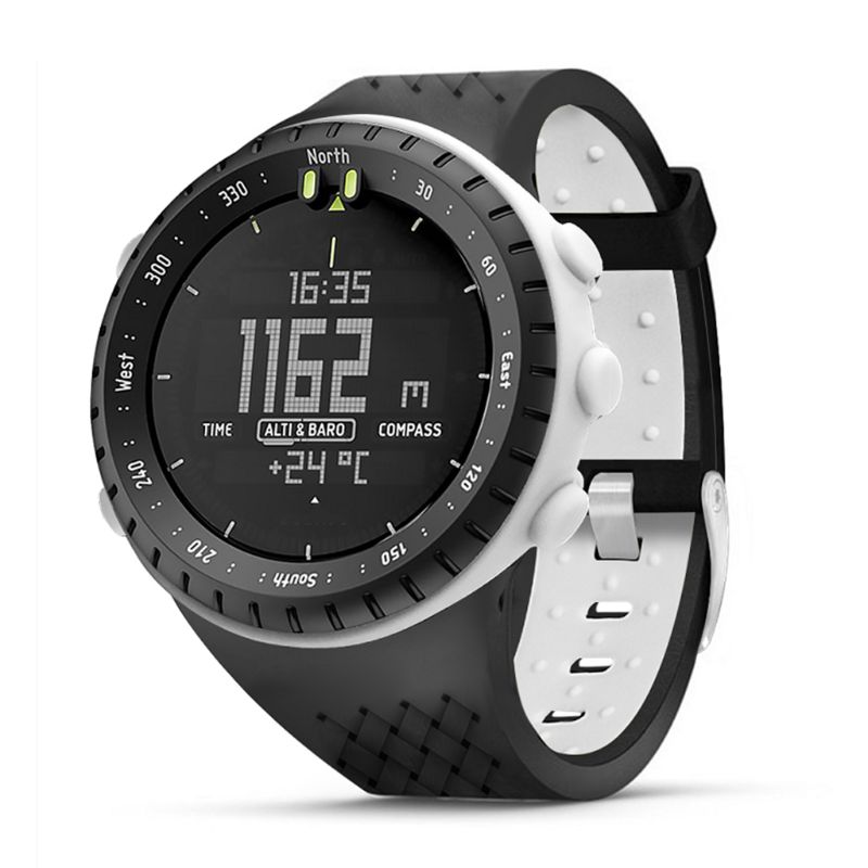 Rubber Strap with Black Deployant Clasp for Garmin Vivoactive 4S & Vivomove 3S