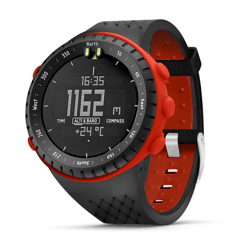 Rubber Strap with Black Deployant Clasp for Garmin Vivoactive 4S & Vivomove 3S