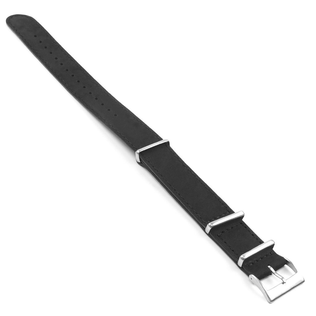 DASSARI Royal Suede Nubuck Leather NATO Strap
