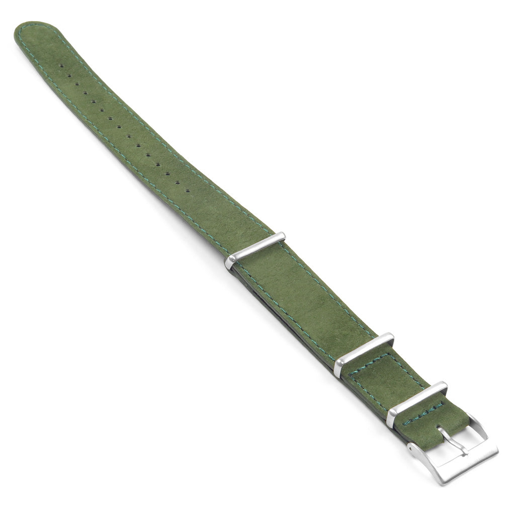 DASSARI Royal Suede Nubuck Leather NATO Strap