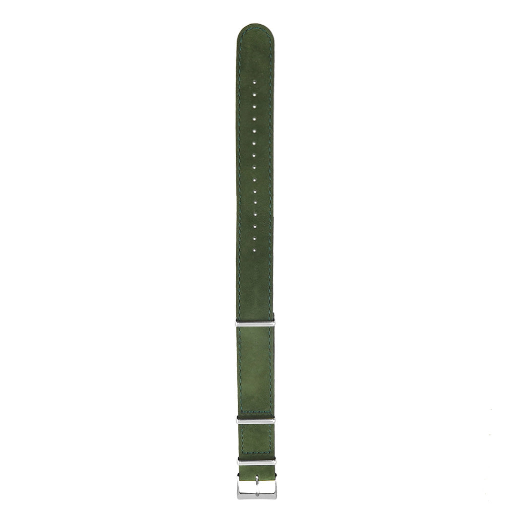 DASSARI Royal Suede Nubuck Leather NATO Strap
