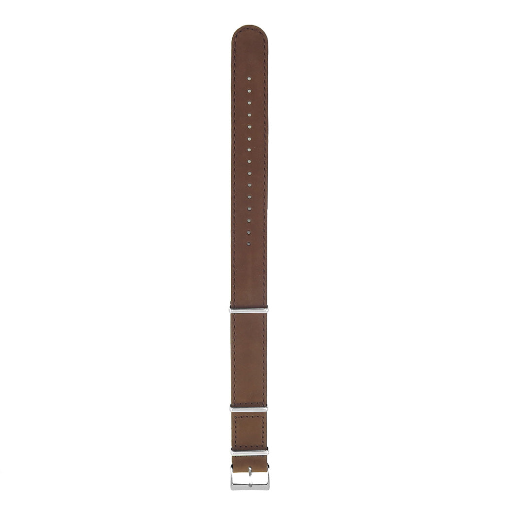 DASSARI Royal Suede Nubuck Leather NATO Strap