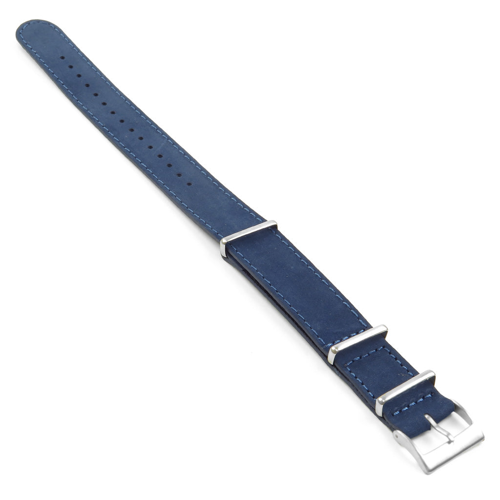 DASSARI Royal Suede Nubuck Leather NATO Strap
