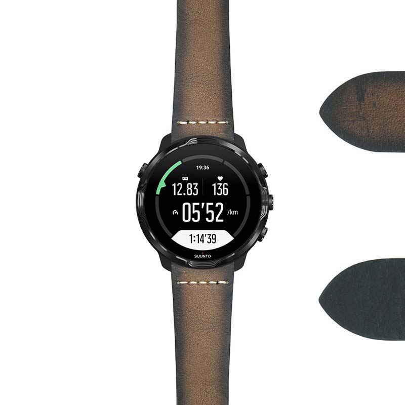 DASSARI Kingwood III Premium Vintage Leather Strap for Samsung Galaxy Watch 3
