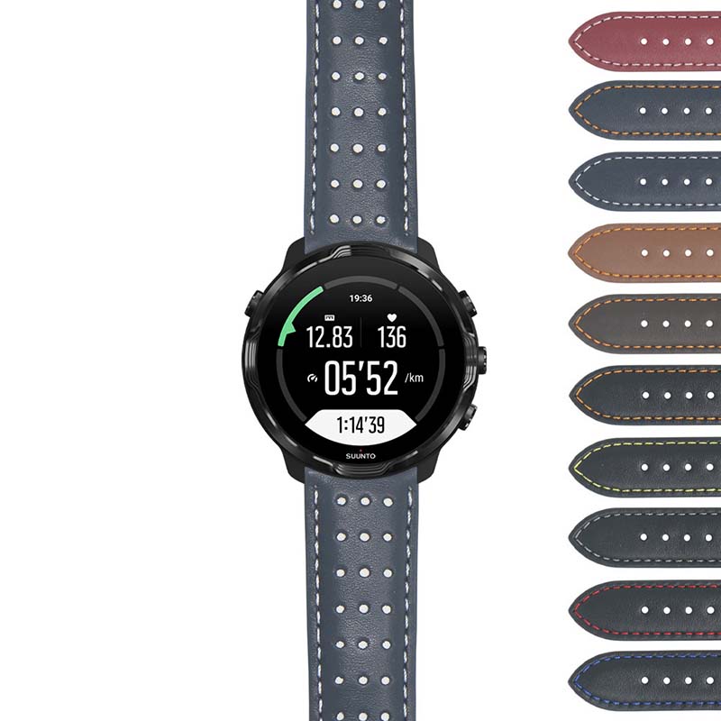 DASSARI Perforated Leather Racing Strap for Samsung Galaxy Watch 3