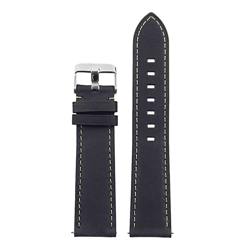 DASSARI Vintage Italian Leather Strap for Fossil Sport Smartwatch