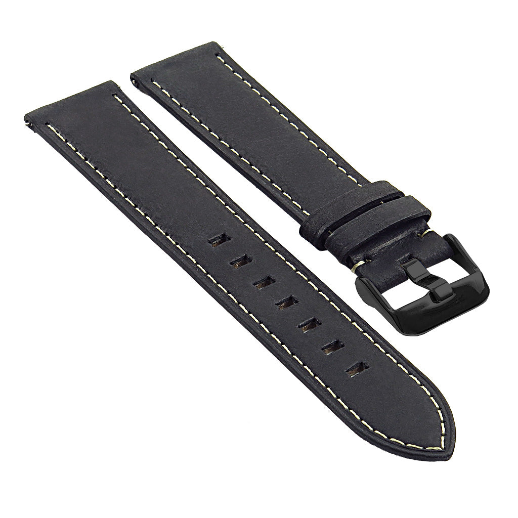 DASSARI Vintage Italian Leather Strap for Fossil Sport Smartwatch