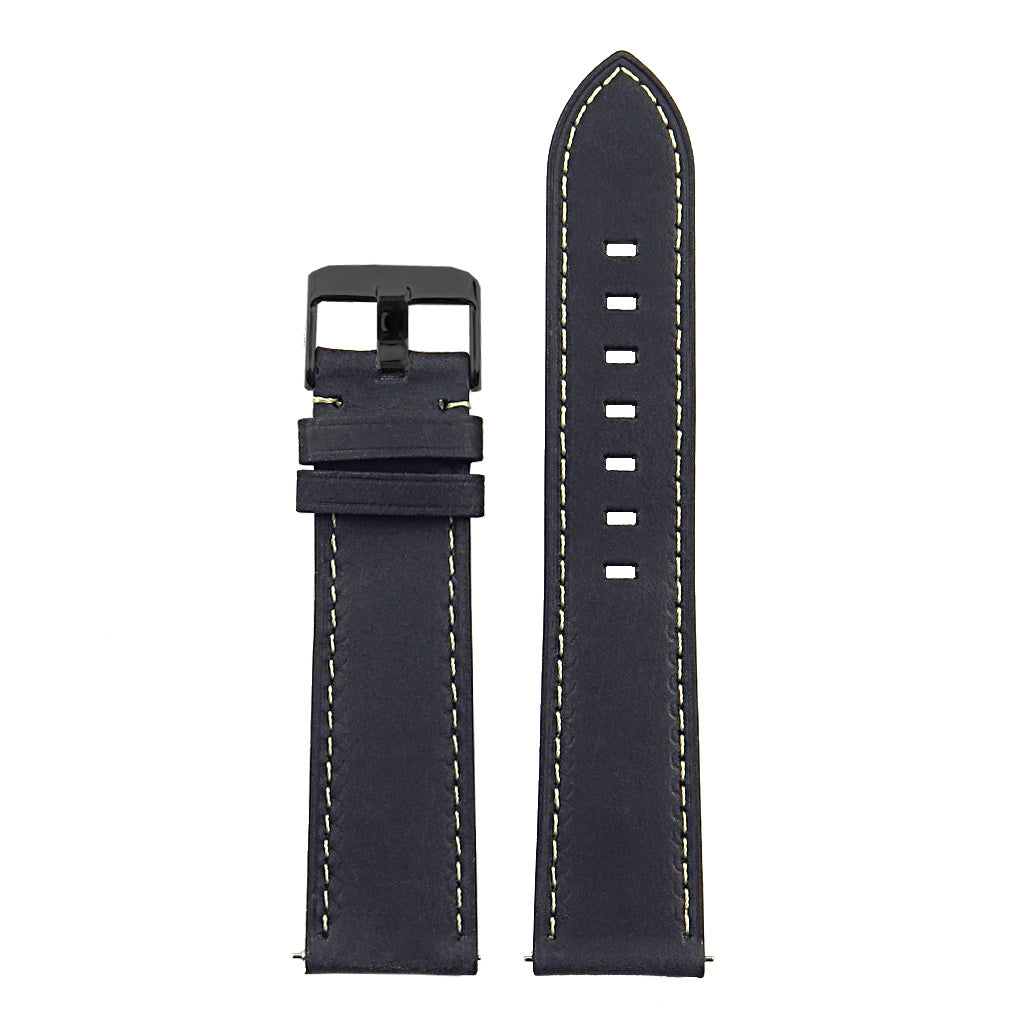 DASSARI Vintage Italian Leather Strap for Fossil Sport Smartwatch